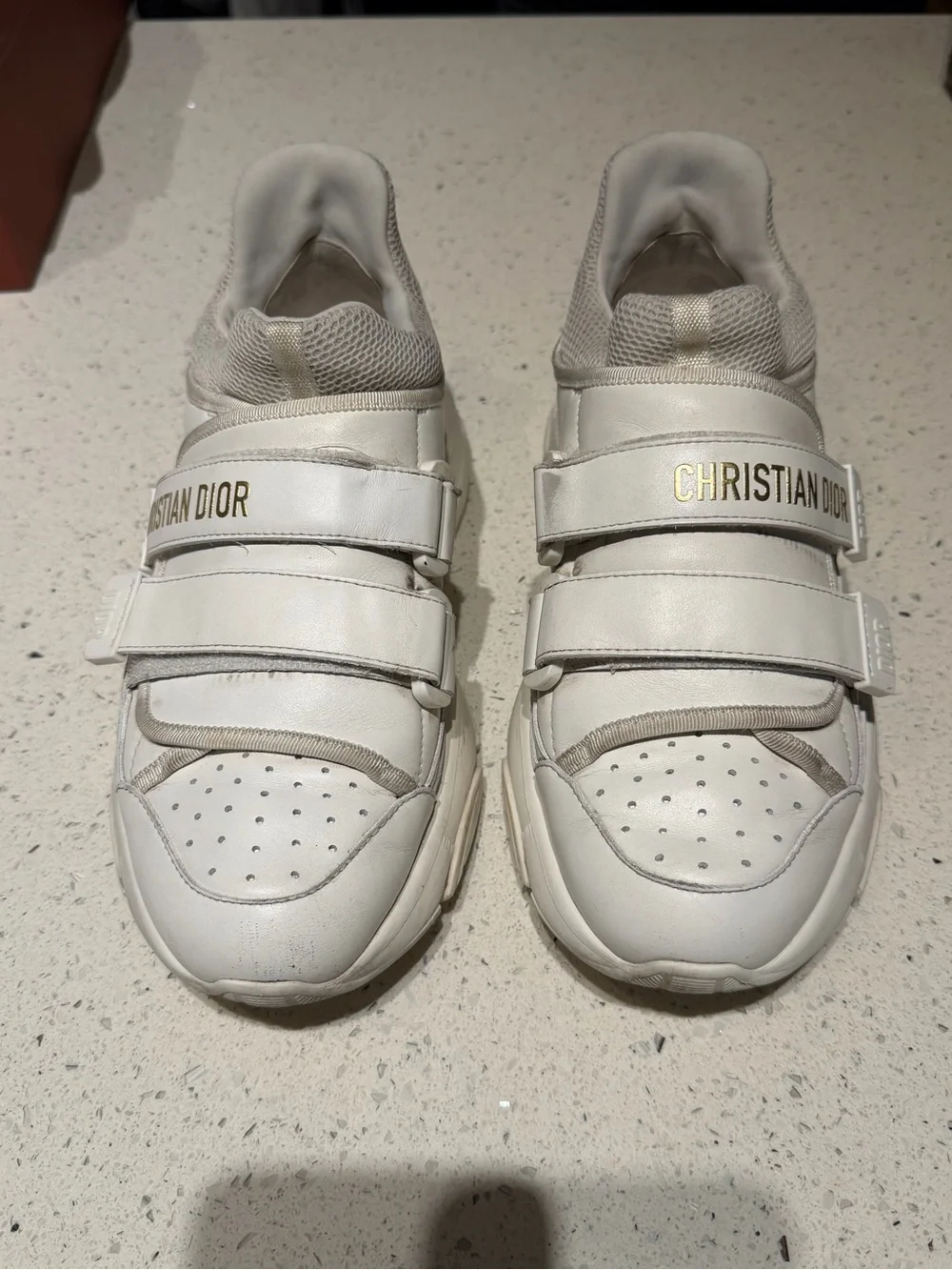 ❌SOLD❌ Dior White Logo Insole Print sneakers - Picture 2 of 10
